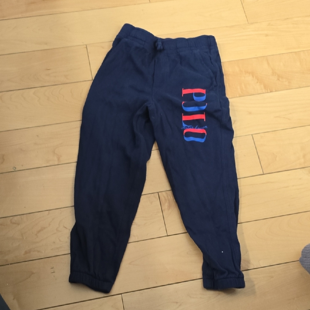 Polo Navy Joggers with Red and Blue Logo